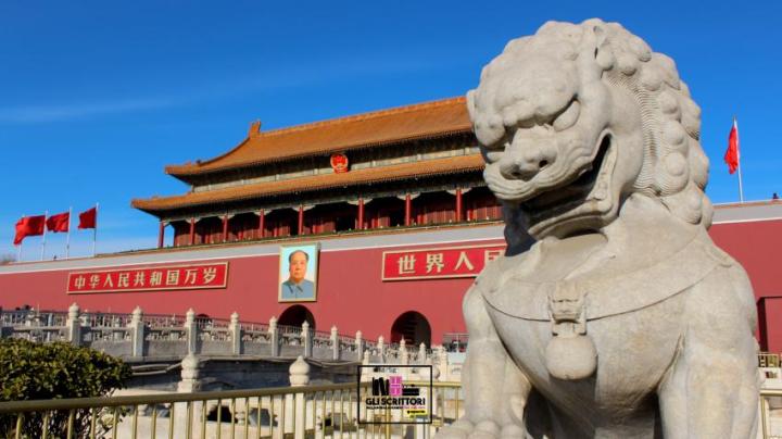 leone cinese tiananmen